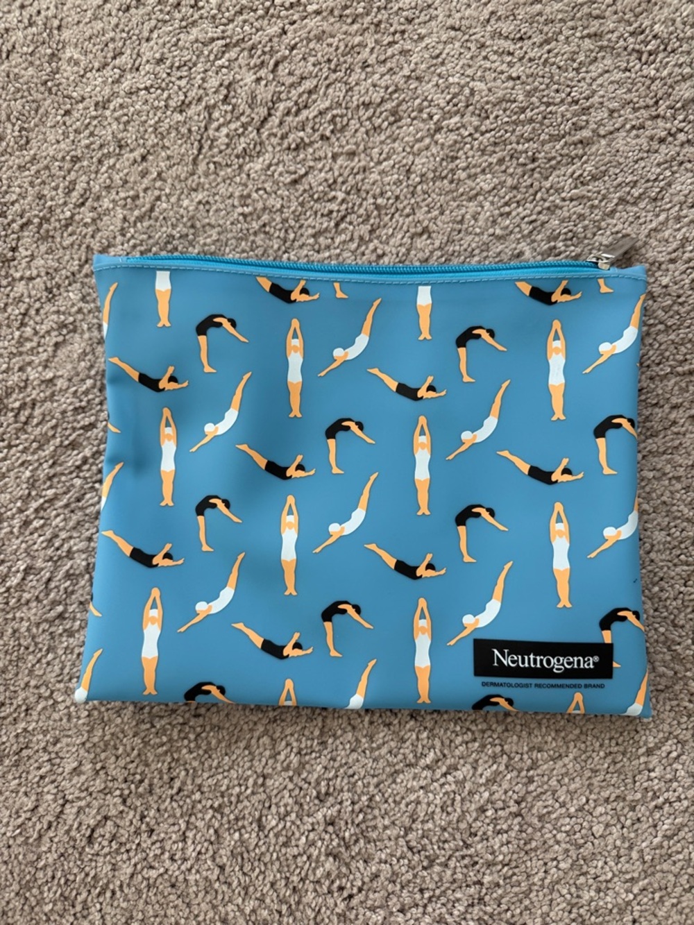 Neutrogena Blue Diver Pattern - water resistant Pouch